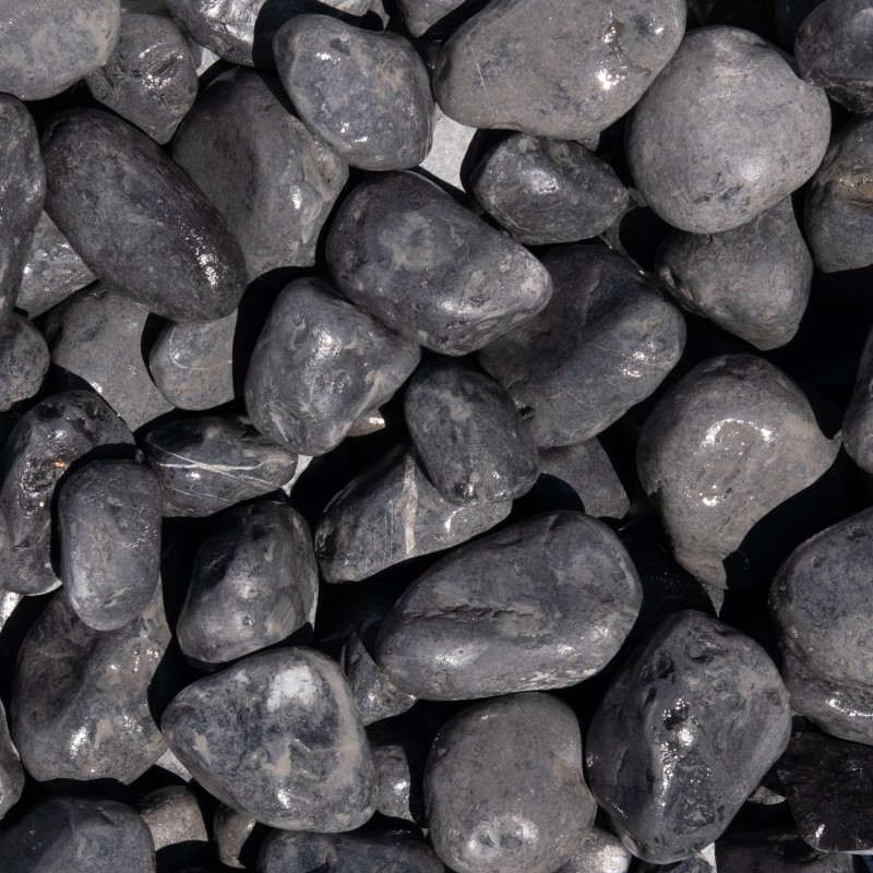 Black pebbles Black pebbles