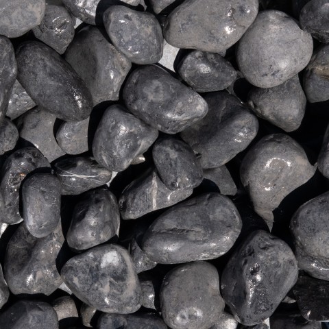 Black pebbles