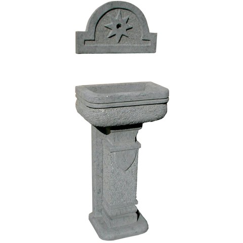 Fiuggi model fountain in Travertine or Peperino