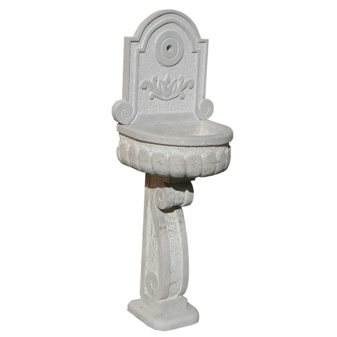 Rome model fountain in Travertine or Peperino