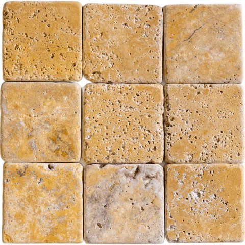 Persian Yellow Travertine Antique Tiles - Price and photos