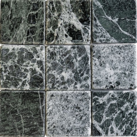 Antiqued alpine green tiles for interior decoration - Price and photos