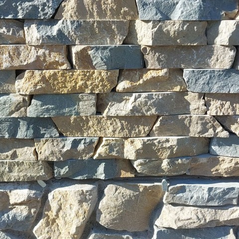 Silver-Gold Limestone Strips