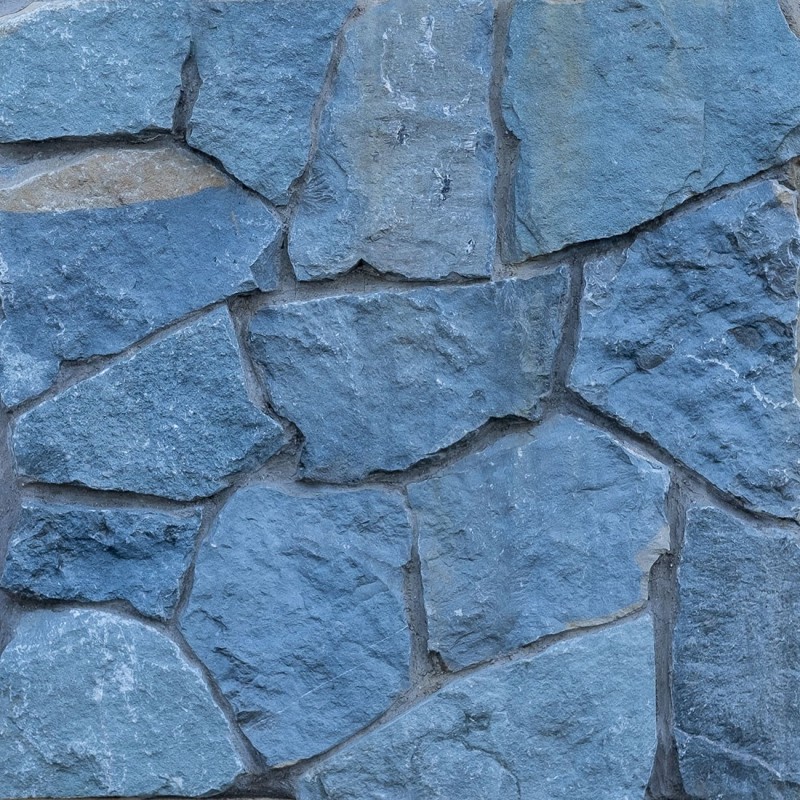 Irregular slabs of silver limestone