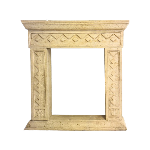 Stone fireplace model Sassari: Price and photo