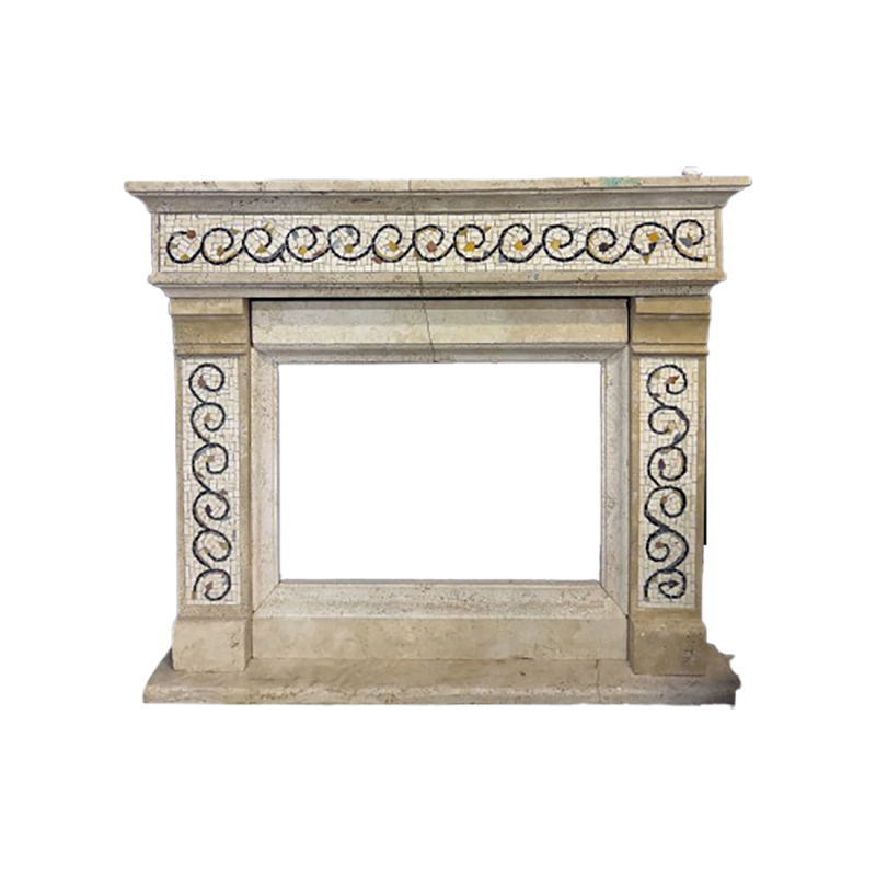 Stone fireplace model Vicenza Stone fireplace model Vicenza