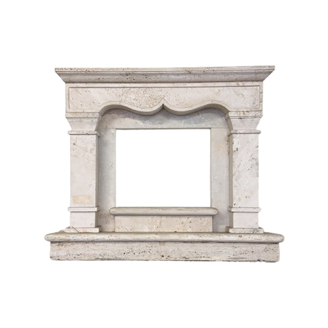 Stone fireplace model Rome