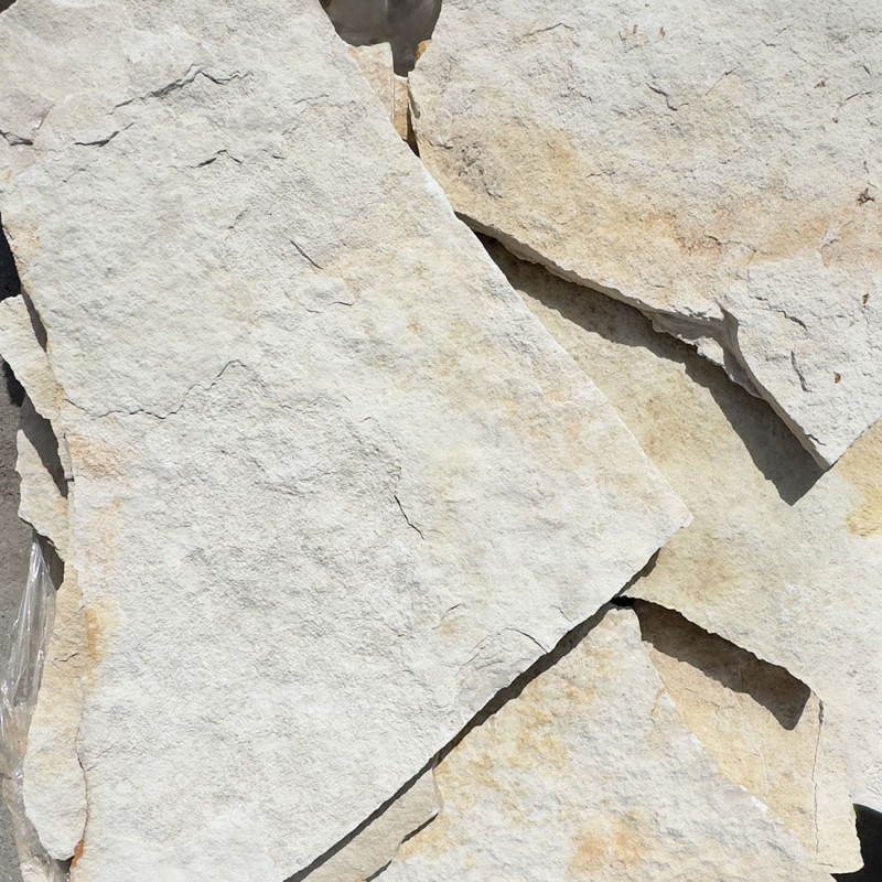 Irregular Slabs of Trani Stone, Giant Pieces, Thickness 4-6 cm