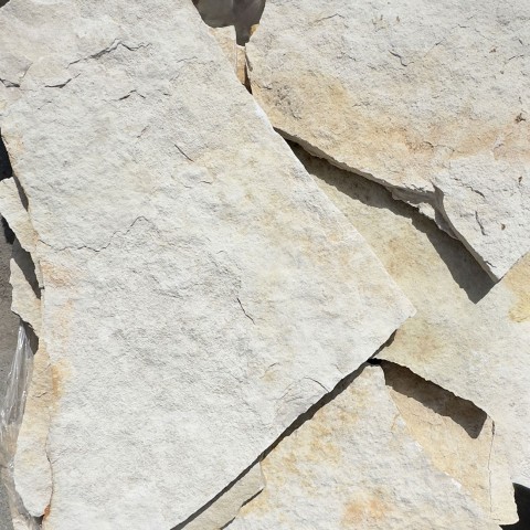 Irregular Slabs of Trani Stone, Giant Pieces, Thickness 4-6 cm