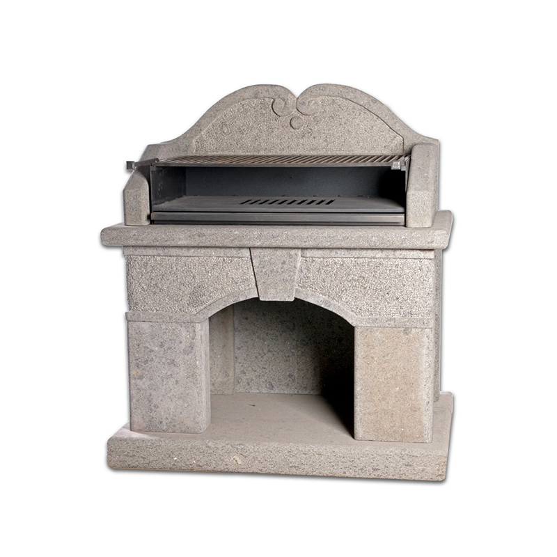 Peperino barbecue with decoration: Price and photos